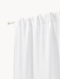 Rideau semi-transparent avec ourlet en tunnel Maisie, 2 pièces, 100 % fibres de chanvre

Le matériau est certifié STANDARD 100 by OEKO-TEX®, 6760CIT, Blanc, vert olive, larg. 135 x long. 260 cm