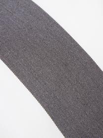 Puf tumbona para exterior Korfu, Tapizado: 100% polipropileno, recub, Gris antracita, blanco, An 94 x F 60 cm