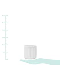 Aufbewahrungsdose Alessia, Porzellan, Weiss, Ø 9 x H 9 cm