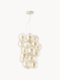 Lampa wisząca ze szkła Bubbles, Odcienie złotego, Ø 41 x W 160 cm