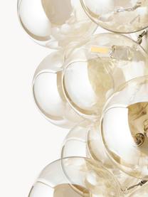 Design hanglamp Bubbles van glas, Goudkleurig, Ø 41 cm