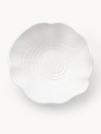 Cuencos en forma orgánica Form, 2 uds., Cerámica de gres, Blanco, Ø 36 x Al 7 cm