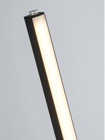 Lámpara de pie LED Tribeca, cambia de color, Pantalla: acero, aluminio, Negro, Al 150 cm