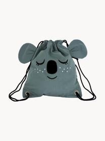 Mochila infantil Koala, 100% algodón ecológico con certificado GOTS, Verde salvia, An 30 x Al 35 cm