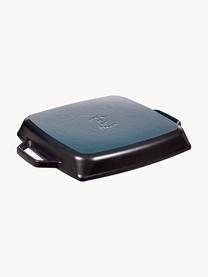 Vierkante grillpan American Grill, Geëmailleerd gietijzer, Zwart, B 35 x H 4 cm