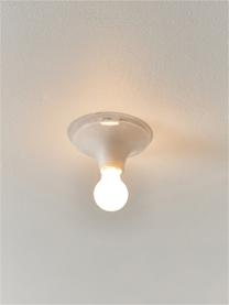 Malé stropné svietidlo Teti, Polykarbonát, Biela, Ø 14 x V 7 cm