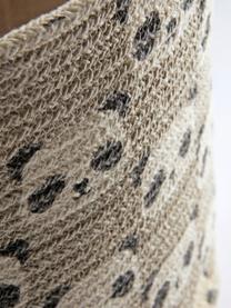 Cesta Damon, Cotone, Beige, nero, Ø 35 x Alt. 35 cm