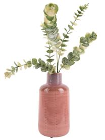 Vaso decorativo in ceramica Bottle, Ceramica, Rosa, Ø 12 x Alt. 23 cm