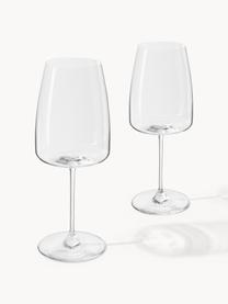 Verres à vin rouge en cristal Lucien, 4 pièces, Cristal, Transparent, Ø 9 x haut. 24 cm, 670 ml