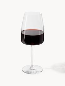 Poháre na červené víno z krištáľového skla Lucien, 4 ks, Krištáľové sklo, Priehľadná, Ø 9 x V 24 cm, 670 ml