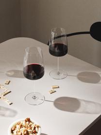 Rode wijnglazen Lucien van kristalglas, 4 stuks, Kristalglas, Transparant, Ø 9 x H 24 cm, 670 ml