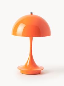 Mobile dimmbare LED-Tischlampe Panthella, H 24 cm, Lampenschirm: Stahl, beschichtet, Stahl Orange, Ø 16 x H 24 cm