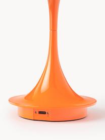 Lampe à poser LED mobile à intensité variable Panthella, haut. 24 cm, Acier orange, Ø 16 x haut. 24 cm