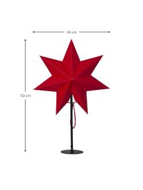 Shining Star Mixa, Voet: metaal, Rood, zwart, B 34 cm x H 50 cm