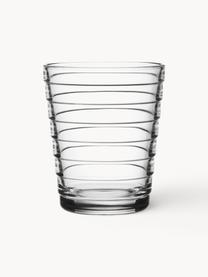 Wassergläser Aino Aalto, 2 Stück, Glas, Transparent, Ø 7 x H 9 cm, 220 ml