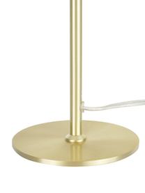 Tischlampe Mathea-Gold, Lampenschirm: Metall, pulverbeschichtet, Weiss, Goldfarben, Ø 23 x H 36 cm