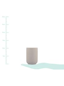 Vaso cepillo de dientes Camre, Cerámica, Blanco, Ø 8 x Al 11 cm