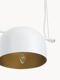 Grande suspension Joel, Blanc, larg. 127 x haut. 15 cm