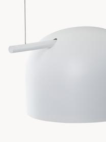 Grote hanglamp Joel, Lampenkap: gepoedercoat metaal, Wit, B 125 x H 115 cm