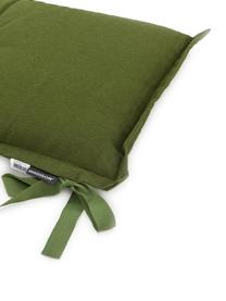 Einfarbige Bankauflage Panama in Grün, Bezug: 50% Baumwolle, 45% Polyes, Grün, 48 x 120 cm