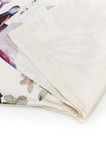 Katoenen dekbedovertrek Fleur, Gebroken wit, 140 x 200 cm + 1 kussenhoes 60 x 70 cm