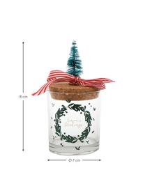 Tarros Greetings, 7cm, 3 uds., Transparente, multicolor, Ø 7 x Al 8 cm