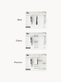 Armario modular Charlotte, 5 puertas (250 cm), diferentes variantes, Estructura: tablero aglomerado revest, Blanco, Interior Classic (An 250 x Al 200 cm)