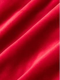 Housse de coussin en velours avec motif hivernal Celeste, Rouge, larg. 60 x long. 60 cm