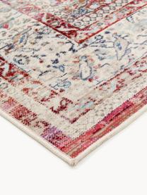 Teppich Kashan mit Vintagemuster, Flor: 100 % Polypropylen, Rot- und Beigetöne, B 121 x L 173 cm (Grösse S)