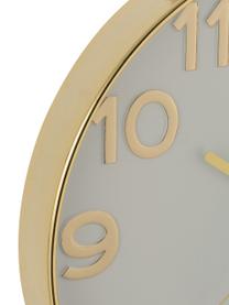 Nástenné hodiny Arabic, Umelá hmota, Mosadzné odtiene, Ø 40 cm