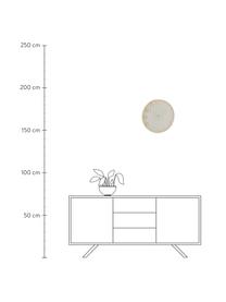 Nástenné hodiny Arabic, Umelá hmota, Mosadzné odtiene, Ø 40 cm