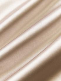 Funda de cojín efecto seda Chiarina, 100% poliéster, Blanco, beige, An 45 x L 45 cm
