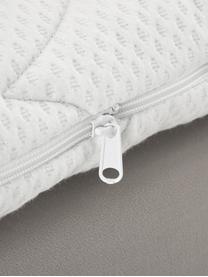 Premium fluwelen boxspring bed Phoebe, Matras: 7-zones-pocketveringkern , Poten: massief gelakt beukenhout, Taupe, 180 x 200 cm