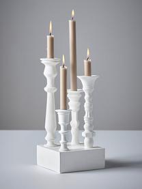 Candelabro Cluster, Materiale sintetico, Bianco, Larg. 17 x Alt. 36 cm