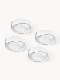 Bols striés soufflés bouche Ripple, 2 pièces, Verre, soufflé bouche, Transparent, haute brillance, Ø 12 cm