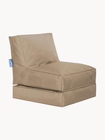 Outdoor loungefauteuil Pop Up met ligfunctie, Geweven stof beige, B 70 x D 90 cm