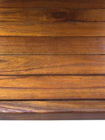 Poltroncina in legno di mindi Mindi, Struttura: legno di Mindi Cuscino, Marrone, Larg. 70 x Prof. 79 cm