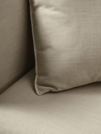 Canapé d'angle ( 3 places) Mila, Tissu gris foncé, larg. 230 x haut. 85 cm, méridienne à droite