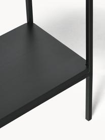 Consola de madera de mango Lyle, Estructura: metal con pintura en polv, Negro, An 105 x Al 89 cm