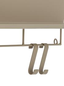 Estante de pared Osca, Hierro recubierto, Beige, An 60 x Al 60 cm