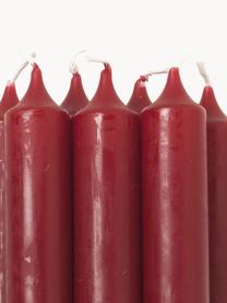 Candele a bastoncino Classic 10 pz, Paraffina, Rosso vino, Alt. 19 cm