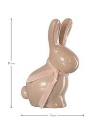 Sada dekorativních králíčků z porcelánu Pesaro, 2 díly, Porcelán, Žlutá, růžová, Š 11 cm, V 15 cm