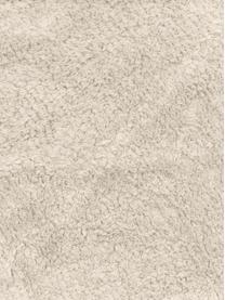 Alfombra artesanal de algodón con flecos Bina, Beige, An 80 x L 150 cm (Tamaño XS)