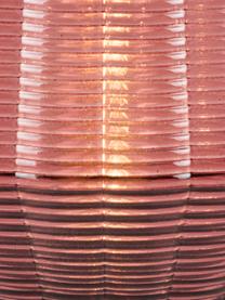 LED-Windlicht Votive in Rosa, Glas, Rosa, Ø 12 x H 14 cm