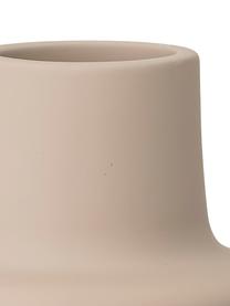 Portavelas de gres Noma, estilo moderno, Gres, Beige, Ø 10 x Al 9 cm