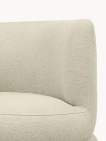 Fauteuil design en bouclette Solomon, Bouclette vert sauge, larg. 95 x prof. 80 cm