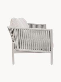 Gartensofa Florencia (3-Sitzer), Gestell: Aluminium, pulverbeschich, Webstoff Hellbeige, Hellgrau, B 220 x T 85 cm