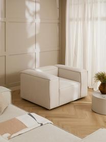 Sillón Lennon, Tapizado: 100% poliéster Alta resis, Estructura: madera de pino maciza, ma, Patas: plástico Este producto es, Tejido Off White, An 130 x F 101 cm