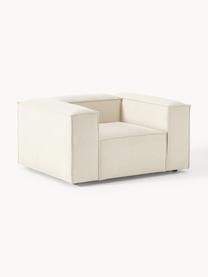 Fauteuil Lennon, Tissu blanc cassé, larg. 130 x prof. 101 cm