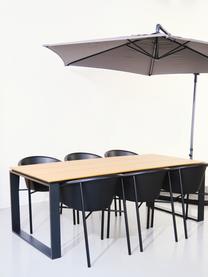 Table de jardin Brutus, Bois, clair, larg. 210 x prof. 100 cm